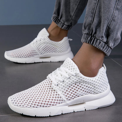 Lightweight men's breathable running shoes, ideal for all-day athletic comfort.