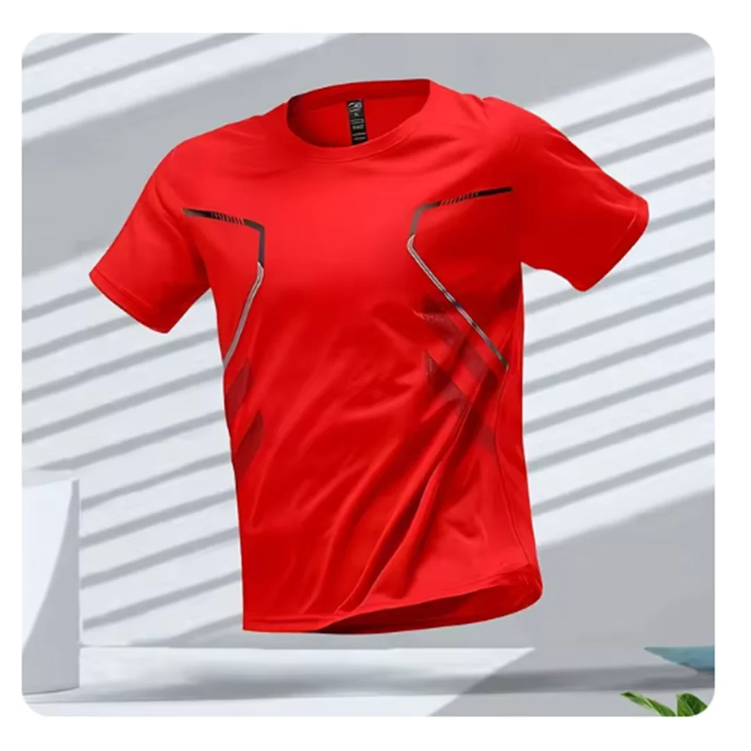 Men's ultra-light performance tee for athletic training. Quick-dry, moisture-wicking fabric keeps you dry & agile.