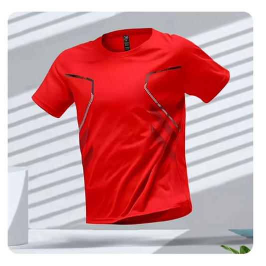 Men's ultra-light performance tee for athletic training. Quick-dry, moisture-wicking fabric keeps you dry & agile.