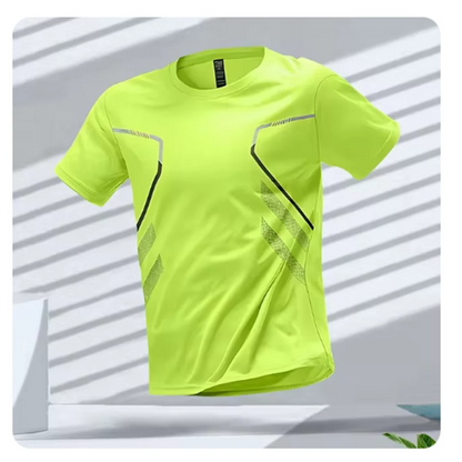 Moisture-wicking men's activewear t-shirt for hiking & outdoor activities. Stays dry & comfortable on trails.