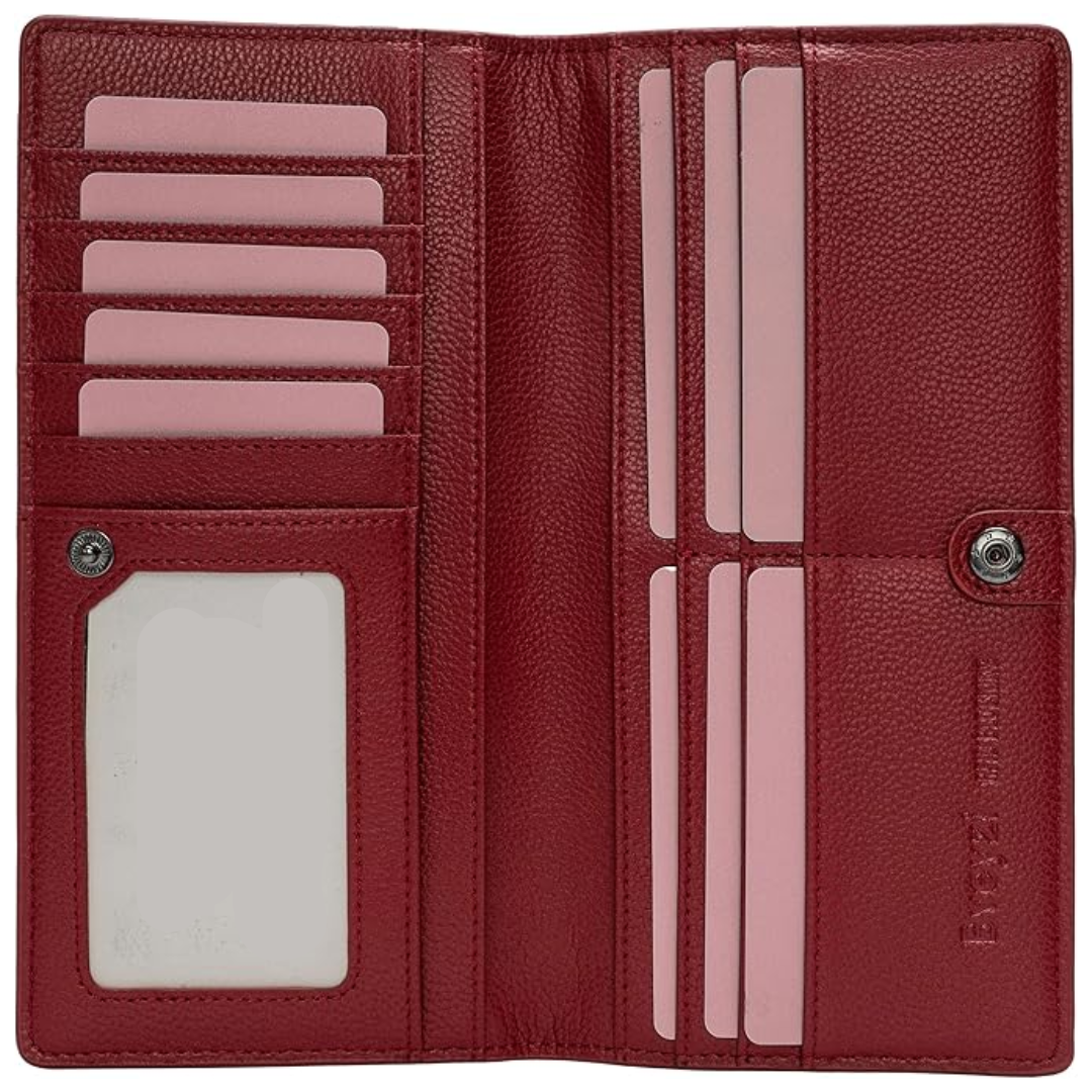 High-quality men's accessory: RFID blocking bifold leather wallet. Secure & slim card holder.