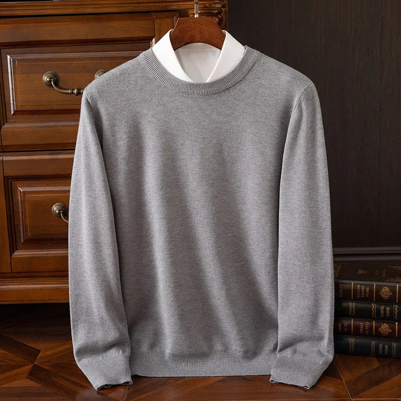 Ultra-soft men's crewneck sweater, a warm, casual, and stylish pullover perfect for cooler days.