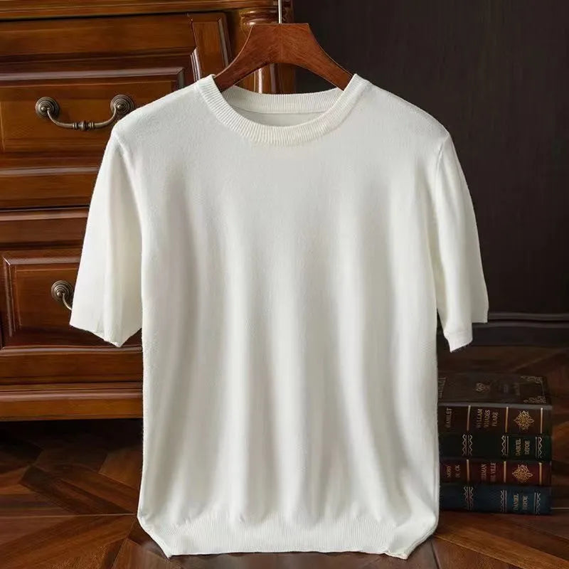 High-quality men's luxury comfort t-shirt. Ultra soft short sleeve crew neck tee, a durable premium basic.