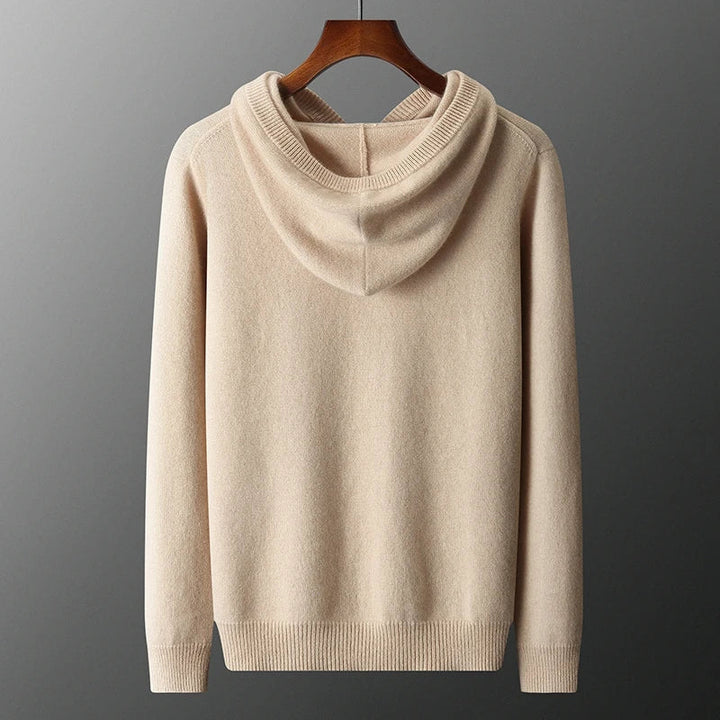 Luxurious ultra-soft men's pullover hoodie, perfect for comfortable loungewear and relaxed everyday wear.