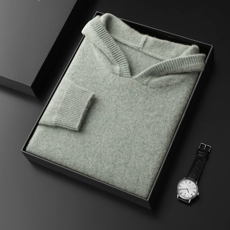 Men's long-sleeve ultra-soft pullover hoodie. Comfortable, warm, and a casual fashion essential for men's apparel.