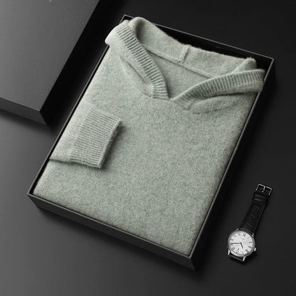 Men's long-sleeve ultra-soft pullover hoodie. Comfortable, warm, and a casual fashion essential for men's apparel.
