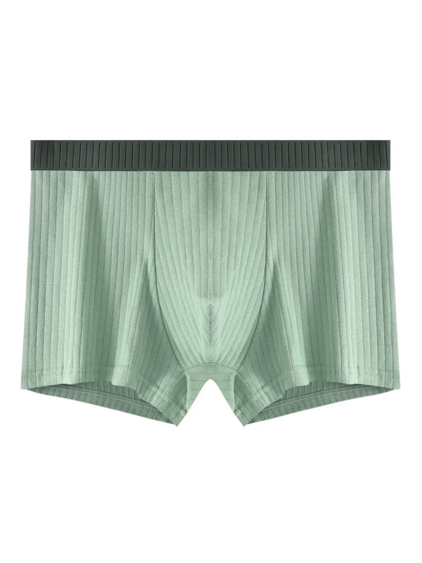 Textured ribbed men's boxer briefs, made from ultra-soft modal for a luxurious and comfortable feel.
