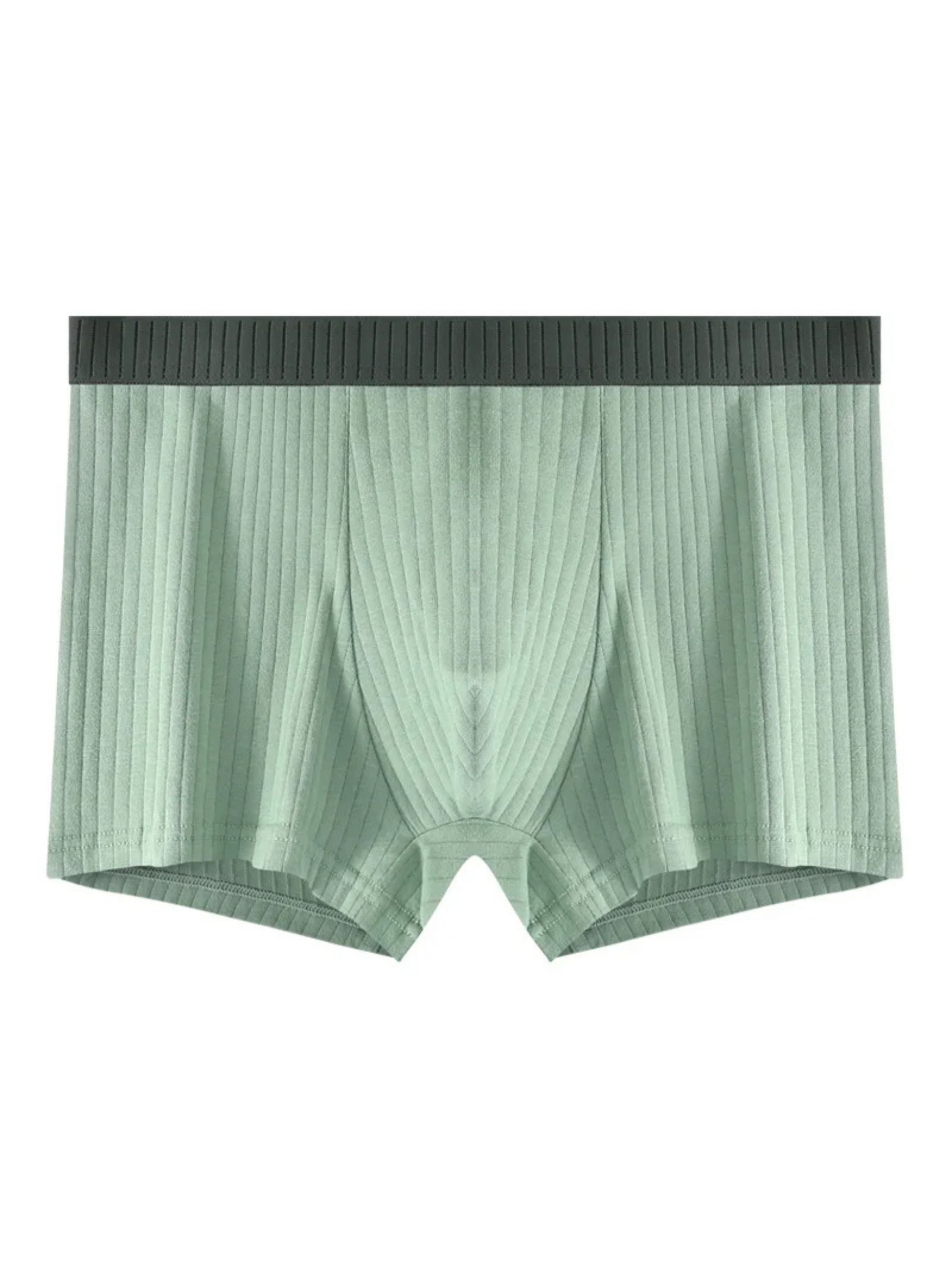 Textured ribbed men's boxer briefs, made from ultra-soft modal for a luxurious and comfortable feel.