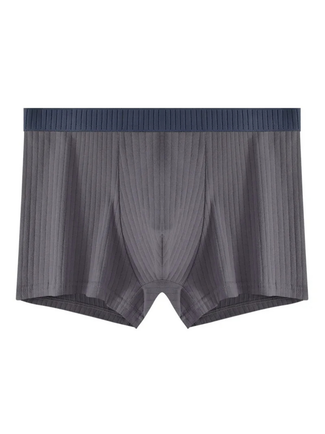 Premium men's underwear: ultra-soft ribbed modal boxer briefs 6-pack for superior comfort & fit.