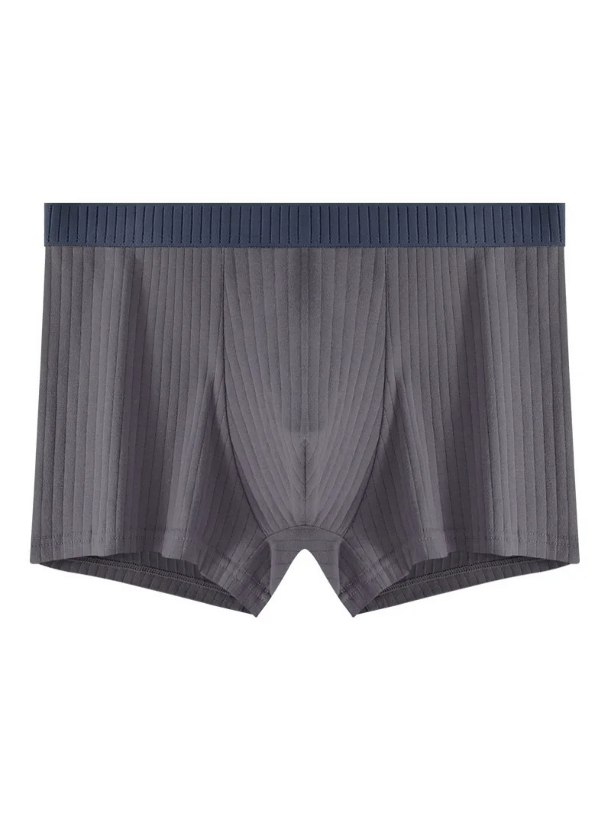 Premium men's underwear: ultra-soft ribbed modal boxer briefs 6-pack for superior comfort & fit.