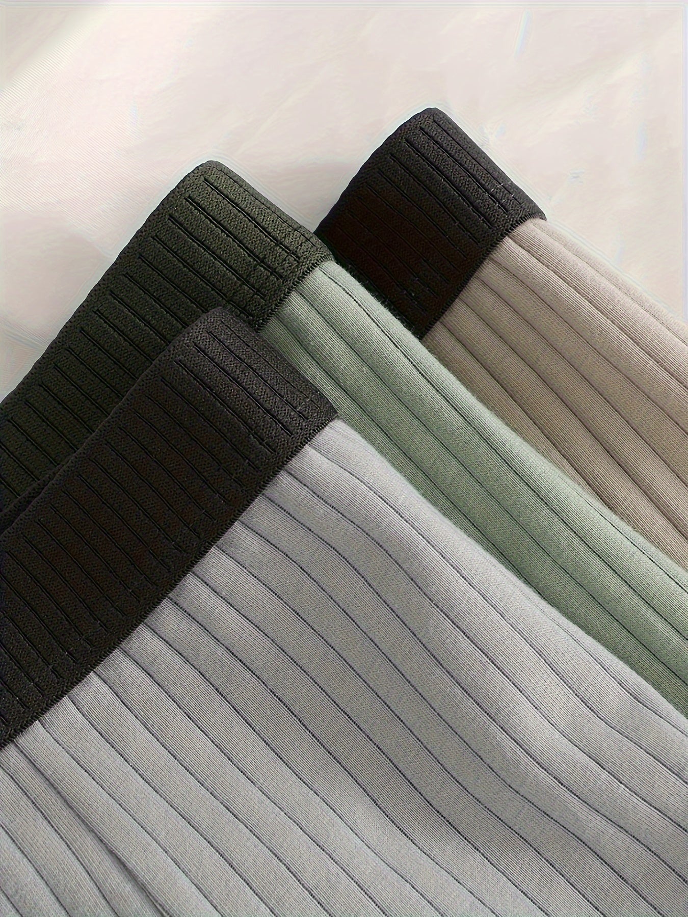 Stretch-fit men's ribbed boxer briefs 6-pack in ultra-soft modal fabric ensures all-day comfort.