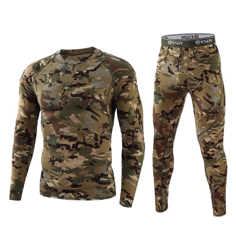 Men's thermal underwear bottoms; insulated long johns offering essential warmth & comfort for winter activities.