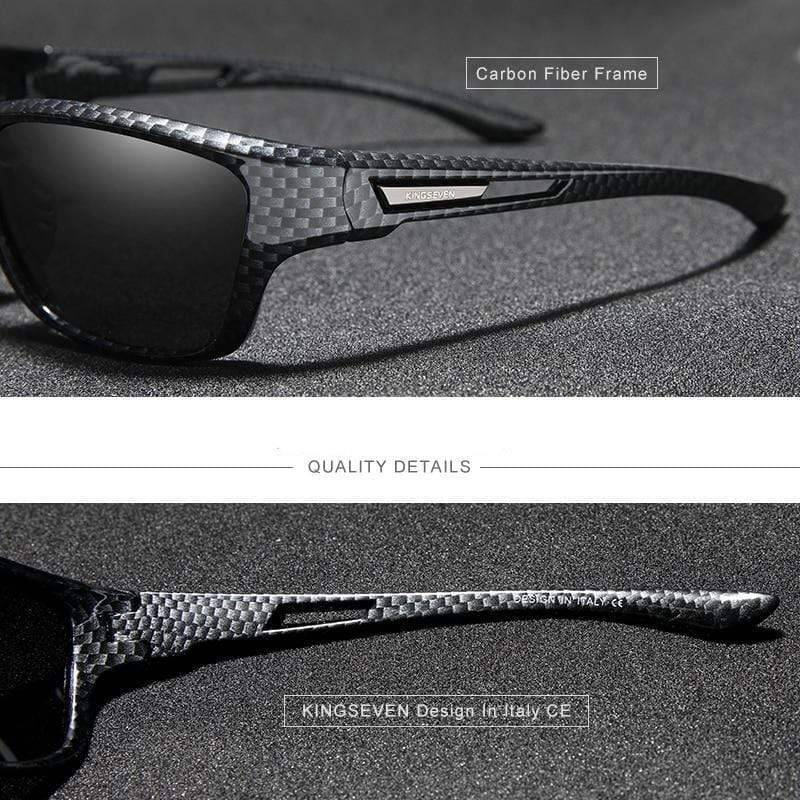 Fashionable men's polarized sunglasses with ultralight frame, perfect for sports and eye protection.