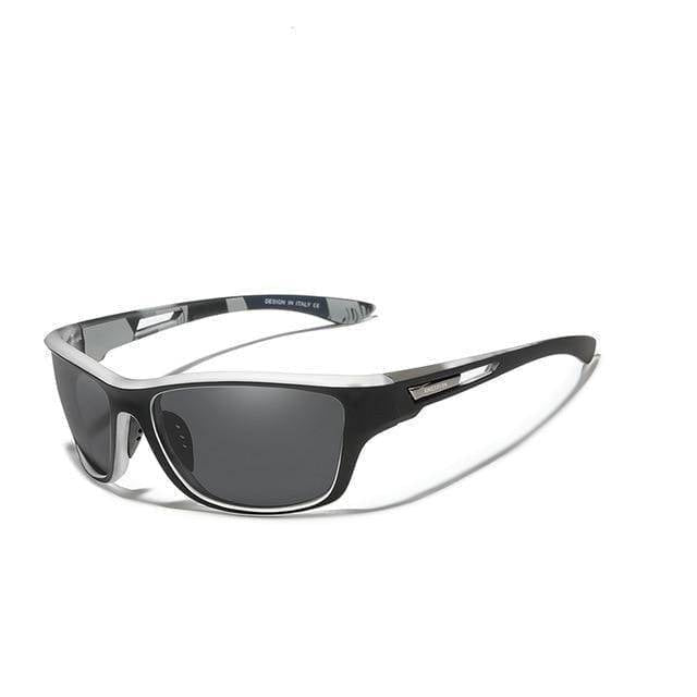 Men's sports polarized sunglasses in an ultralight design, suitable for fashion and outdoor activities.