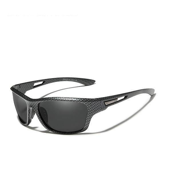 Travel-ready men's sunglasses: ultralight frame, polarized lenses with UV400, for clear vision.