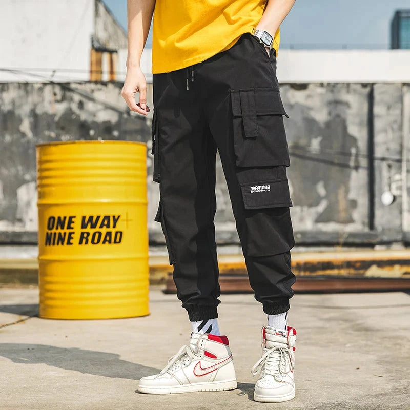 Durable men's everyday joggers with spacious utility pockets, perfect for streetwear.