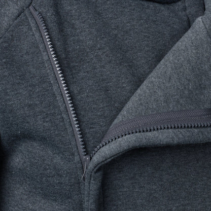 Men's Urban Crossover Zip Hoodie, a sleek & modern design for streetwear and athletic casual wear.