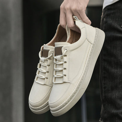 Cushioned men's urban comfort sneakers. Durable lace-up footwear designed for all-day casual wear.