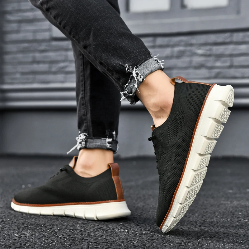 White UrbanFlex men's versatile sneakers, lightweight & comfortable for everyday.