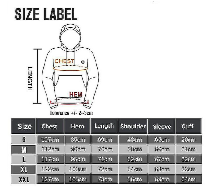 Lightweight men's heated hoodie, perfect outdoor gear for winter. Enjoy cozy, adjustable warmth with USB power.