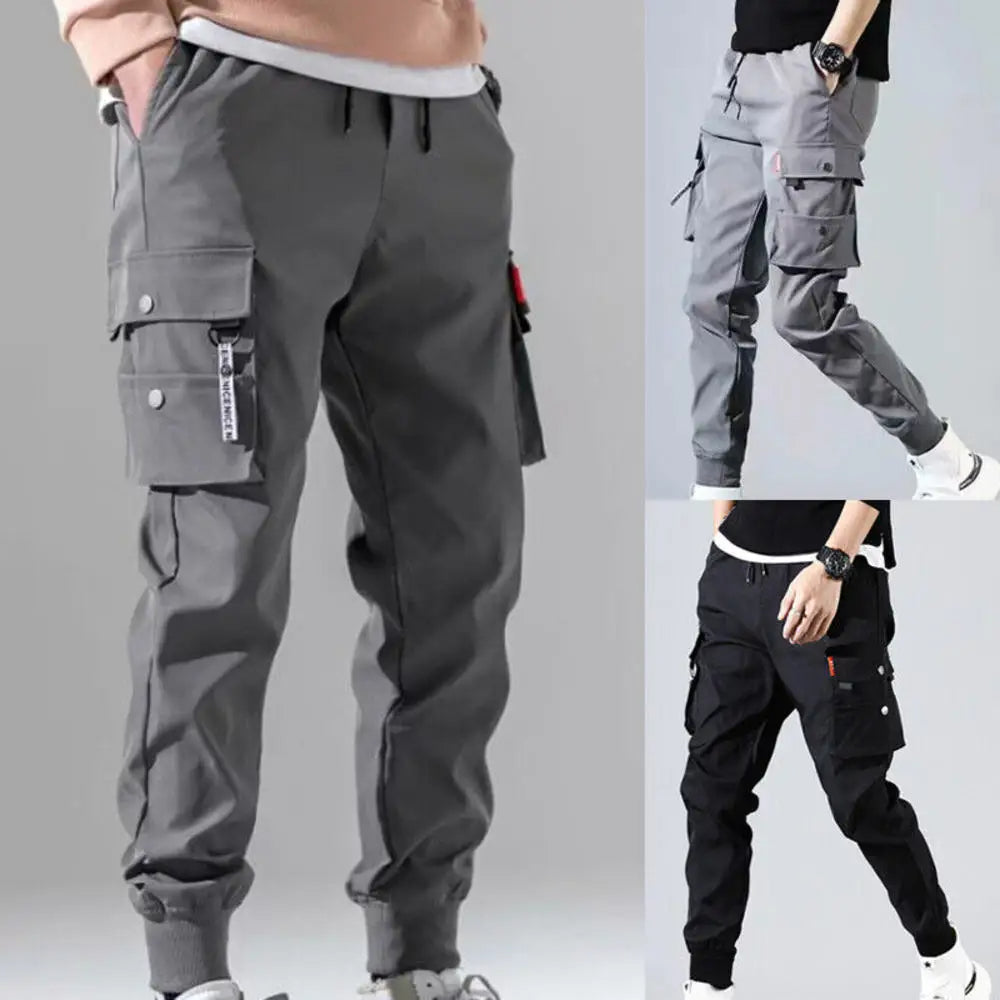 Men's Velocity Cargo Jogger in storm gray. Comfortable fabric, practical cargo pockets for ultimate style.