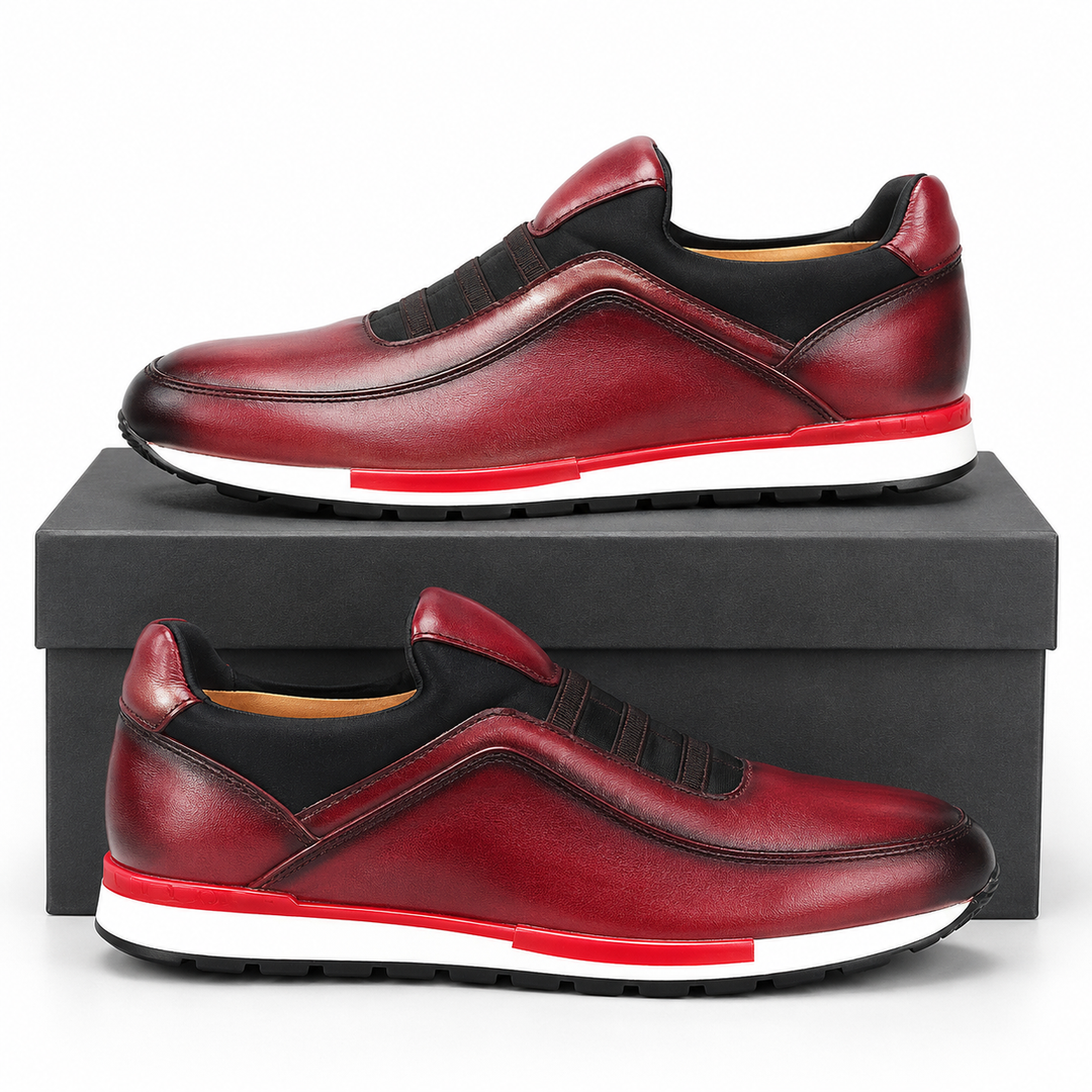 Men's velour leather brogue dress shoes: stylish, comfortable, breathable, versatile & anti-slip for all-day wear.