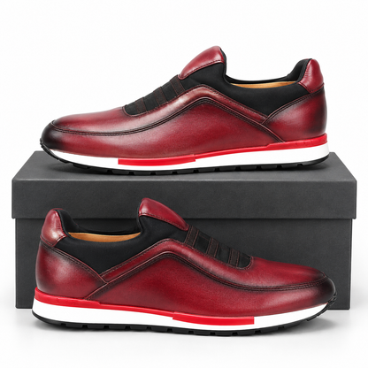 Men's velour leather brogue dress shoes: stylish, comfortable, breathable, versatile & anti-slip for all-day wear.