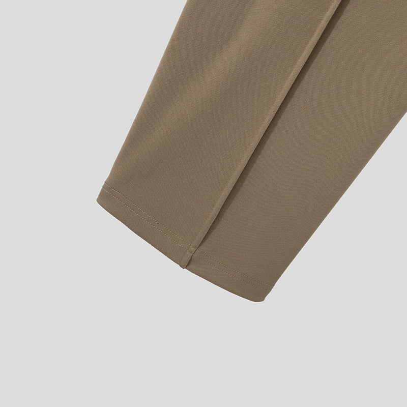 Men's Verona Classic Pleated Trousers, close up of leg & hem, showcasing tailored finish.