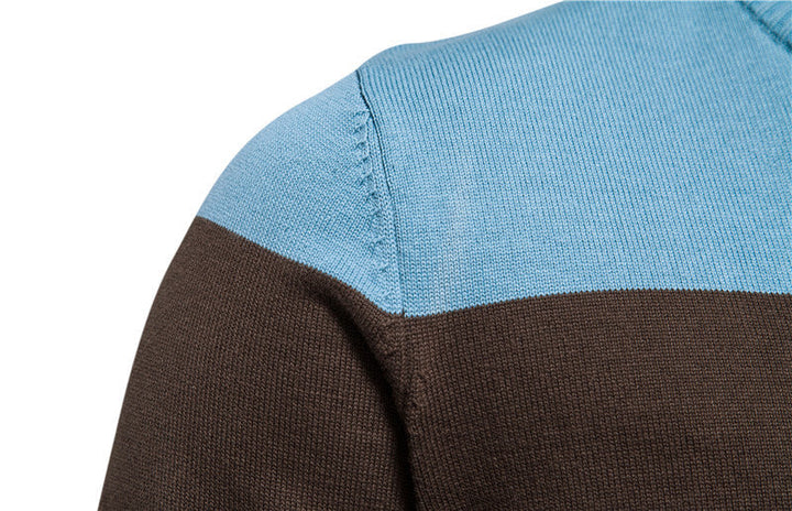 Men's Verona Colorblock Full-Zip Cardigan, a modern take on classic casual sweater outerwear.