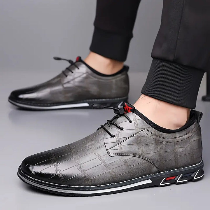 Men's Verona dress sneakers featuring toggle laces, combining comfort with contemporary urban design & style.