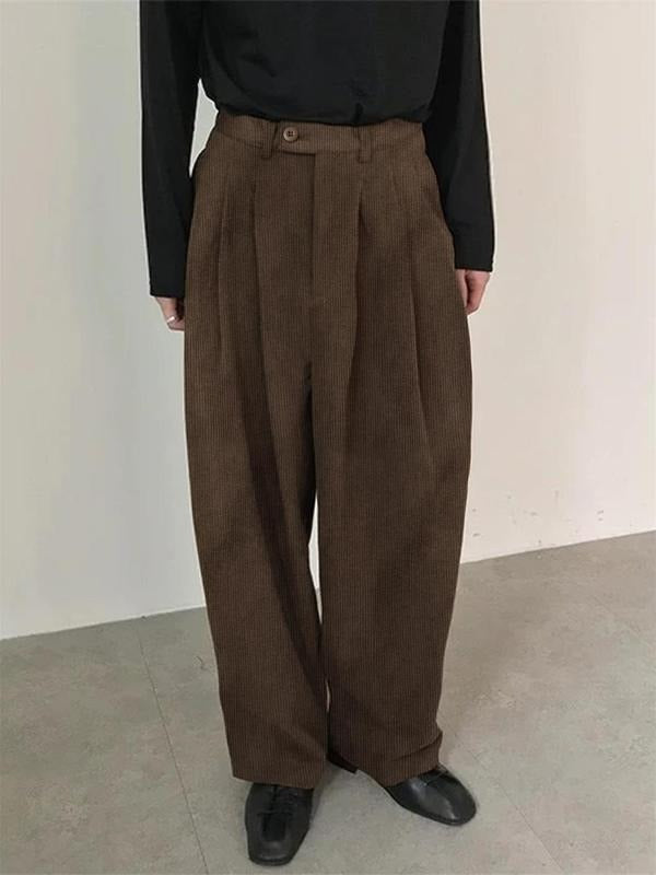 Verona men's pleated wool blend tailored trousers, a key piece for men's fashion.