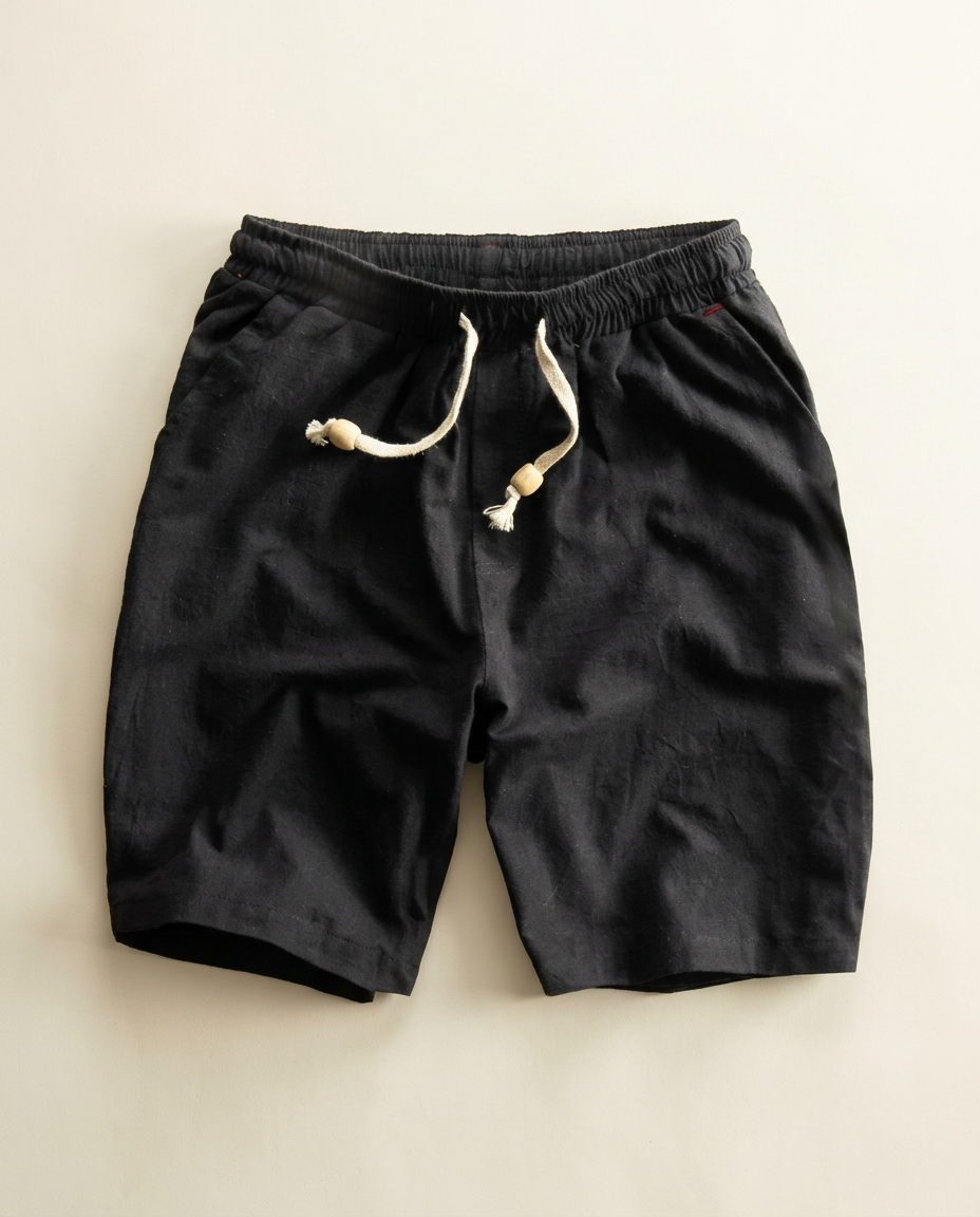 Men's casual drawstring shorts, essential activewear for everyday versatility, comfort, and summer style.