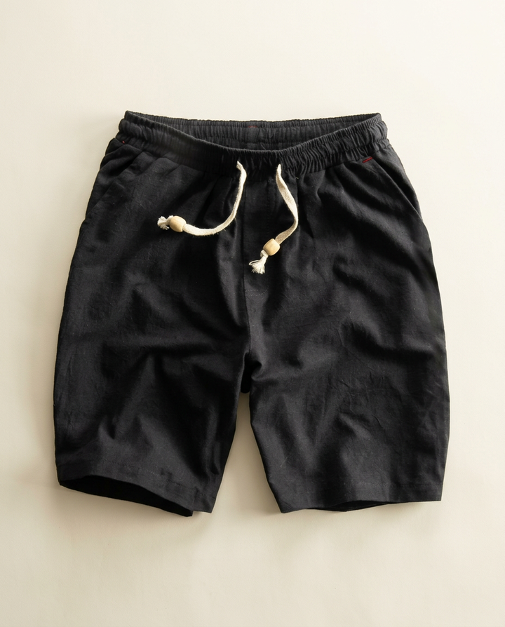 Men's casual drawstring shorts, essential activewear for everyday versatility, comfort, and summer style.