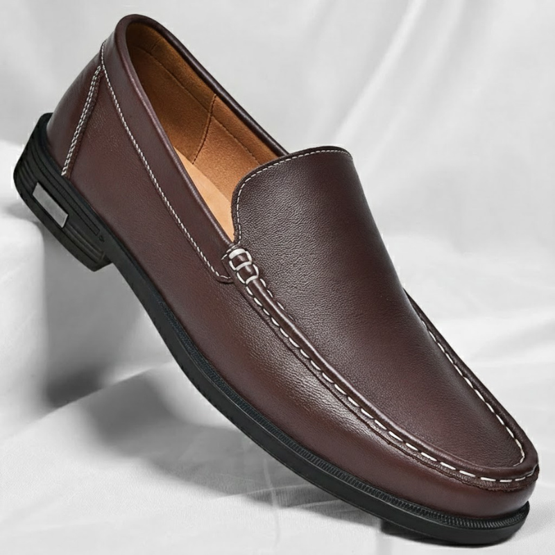 Elegant men's slip-on loafers, offering versatile style and all-day comfort.