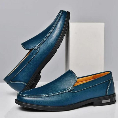 Stylish men's slip-on loafers, perfect for casual or dressy everyday wear.
