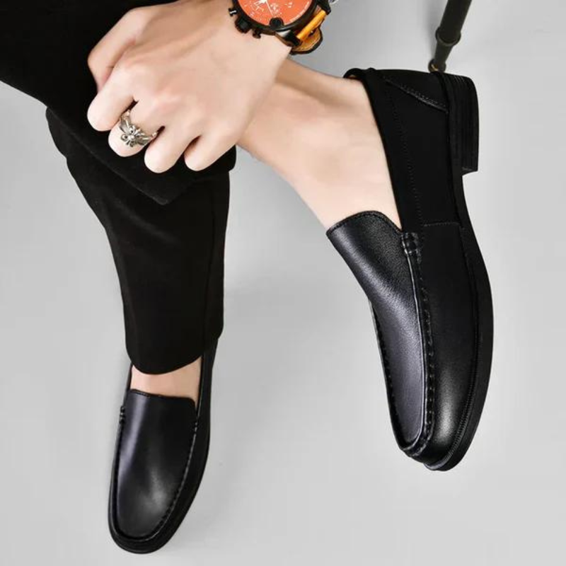 Comfortable & stylish men's slip-on loafers for versatile everyday fashion.