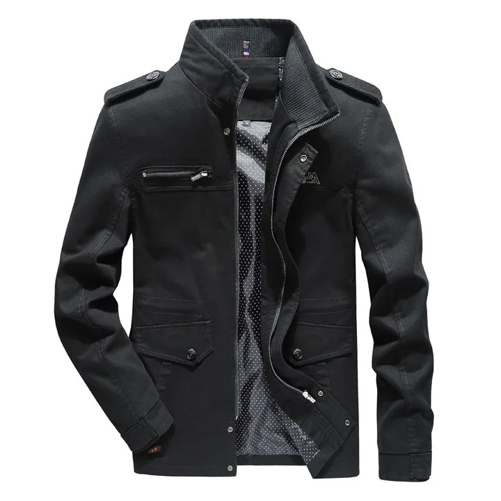 Fashionable men's 'Olivier' cargo jacket. Versatile autumn & spring outerwear, a stylish and durable casual coat.