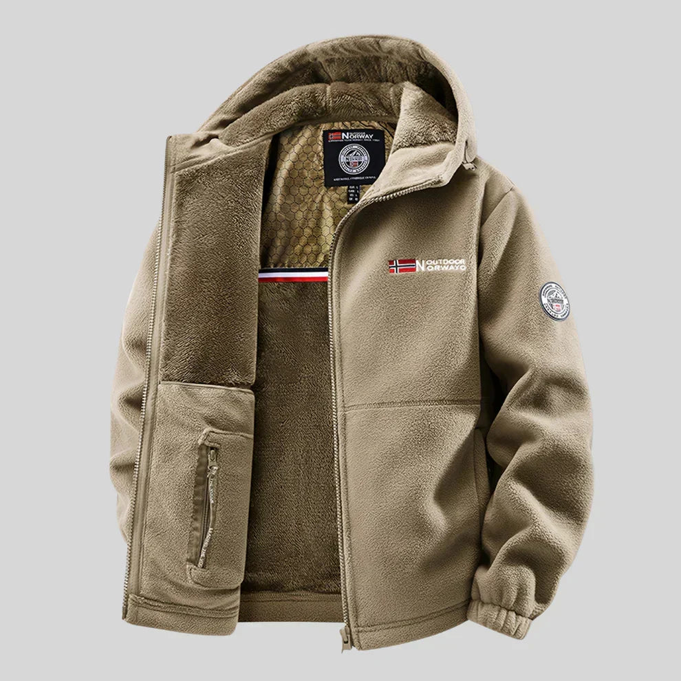 Men's versatile casual zip-up jacket for everyday comfort & style, ideal for spring & fall.