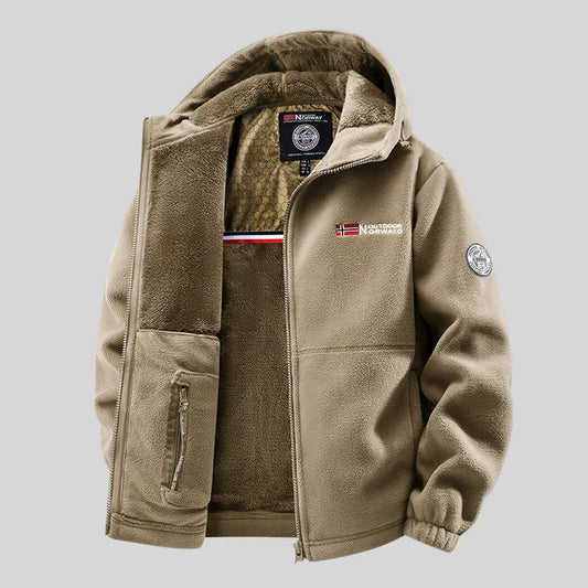 Men's versatile casual zip-up jacket for everyday comfort & style, ideal for spring & fall.