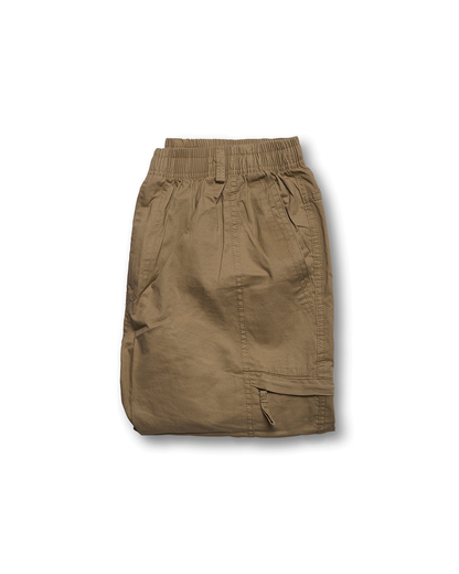 Men's versatile comfort cargo pants in a relaxed fit. Features multiple pockets, ideal for everyday utility & casual wear.