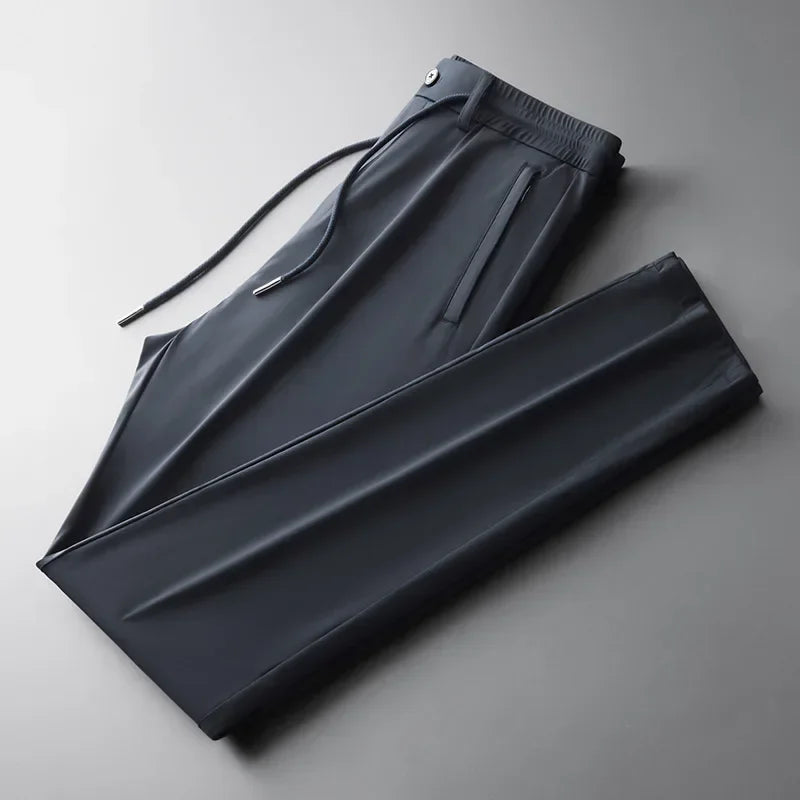 Sharp look men's versatile comfort trousers. Modern fit pants perfect for work, travel, and casual everyday style.