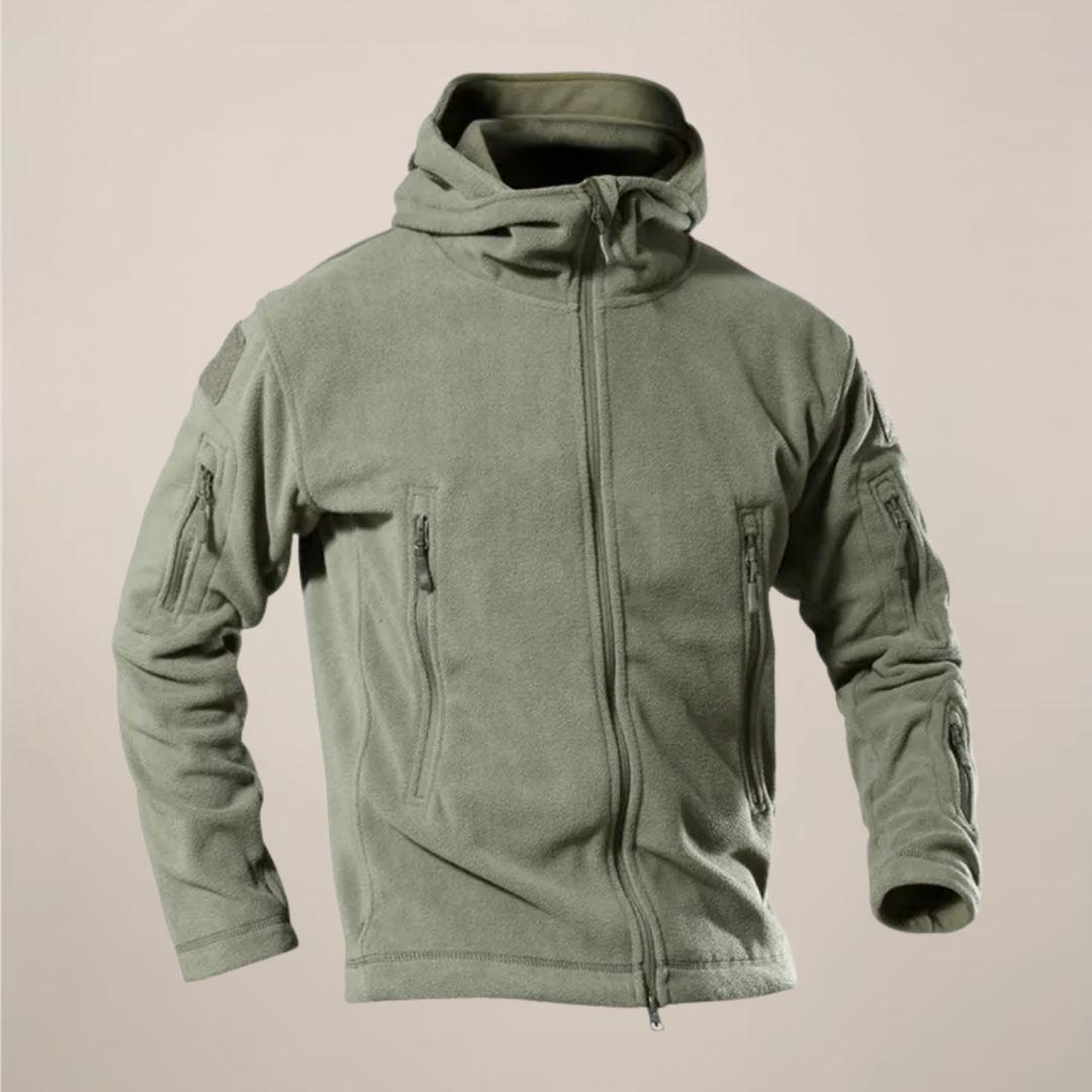 Men's versatile hooded jacket for autumn adventures. Lightweight, water-resistant, perfect for casual outdoor wear.