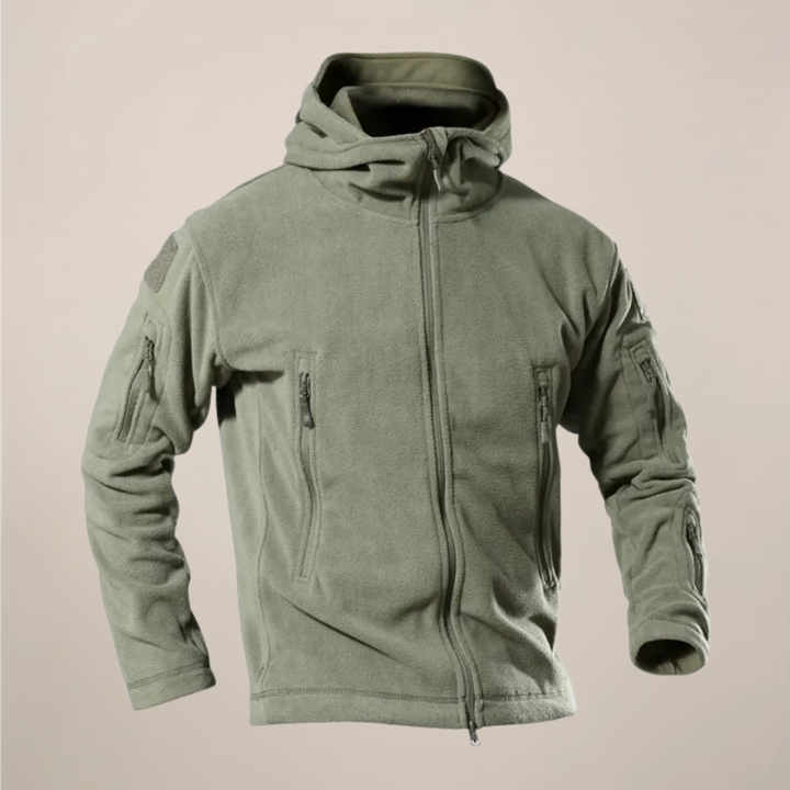 Men's versatile hooded jacket for autumn adventures. Lightweight, water-resistant, perfect for casual outdoor wear.