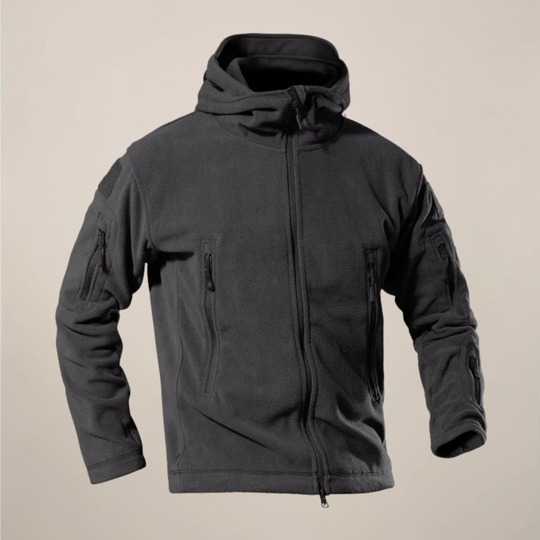 Autumn men's hooded jacket, lightweight & versatile. Perfect fall fashion outerwear, great for outdoor adventures.