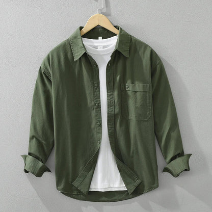 Men's versatile long-sleeve casual shirt, perfect for everyday comfort and style.