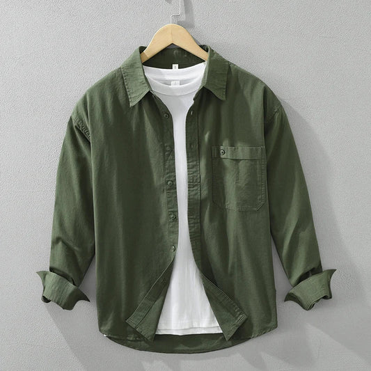 Men's versatile long-sleeve casual shirt, perfect for everyday comfort and style.
