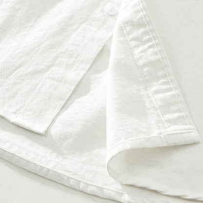 Everyday versatile men's long-sleeve shirt, ideal for a relaxed fit and casual layering.