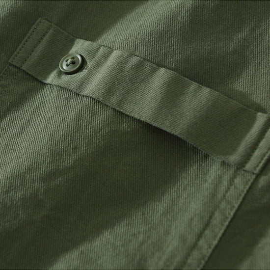 Button-down men's long-sleeve casual shirt, offering everyday comfort and versatile styling.