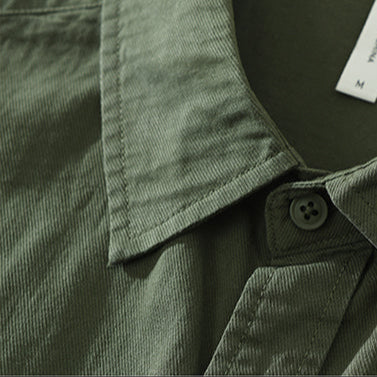 Versatile men's long-sleeve shirt, perfect for everyday comfort, relaxed fit, and layering.