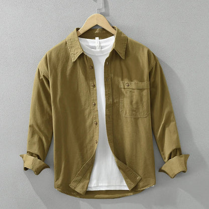Stylish men's long-sleeve shirt for everyday comfort, great for casual or layered looks.